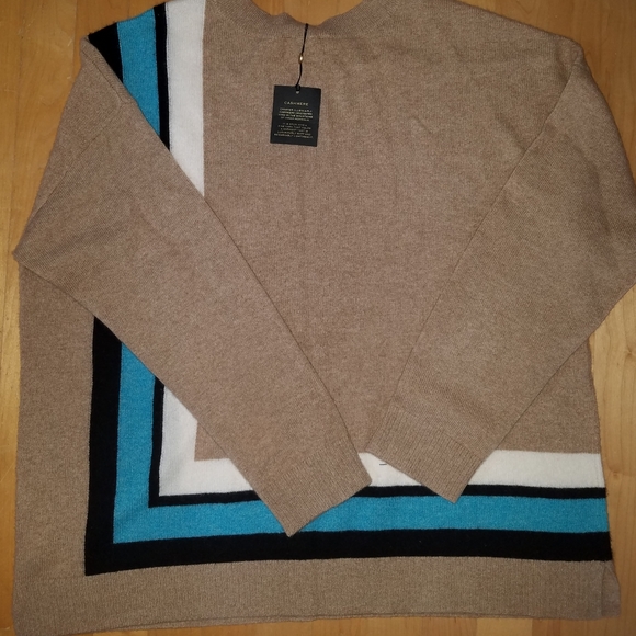 100% 2ply cashmere wool crewneck jumper sweater - Picture 7 of 10
